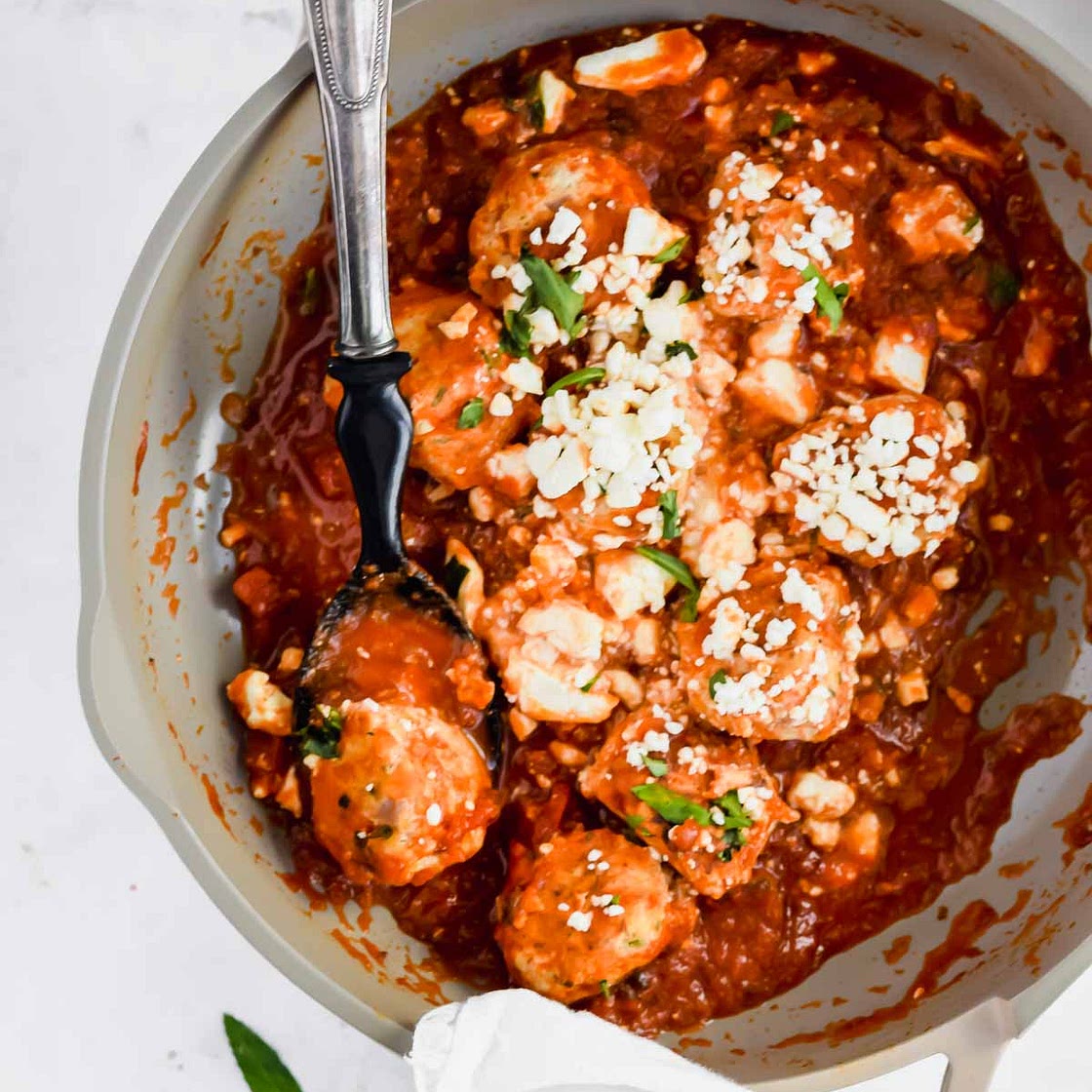 Turkey Feta Meatballs