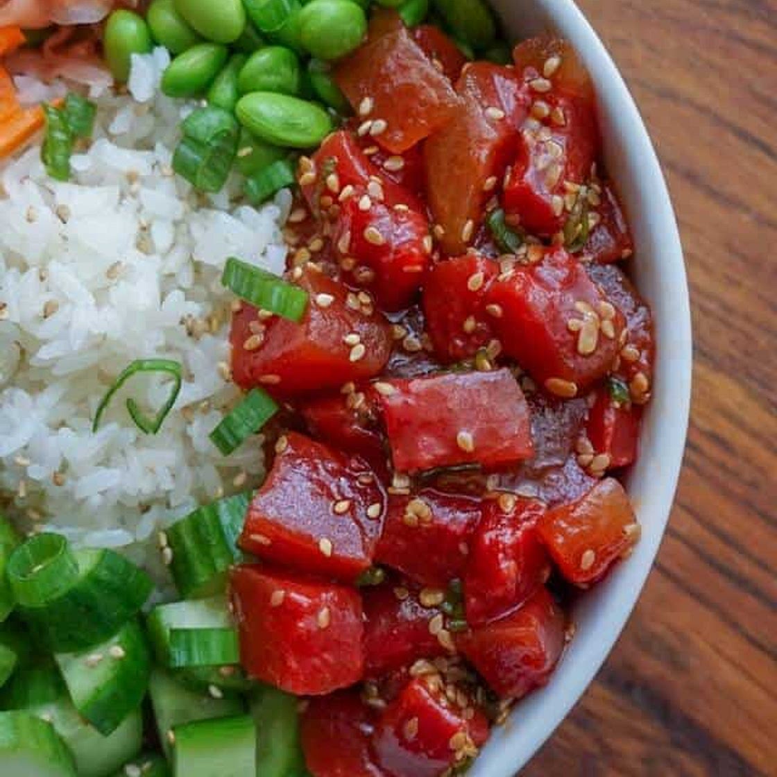 Watermelon Poké (Vegan Tuna)