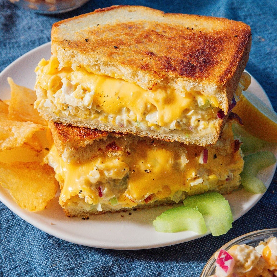 Stunningly Good Chickpea Tuna Melt