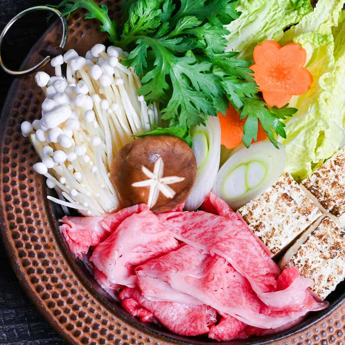 Japanese Beef Sukiyaki (Traditional Sauce From Scratch)