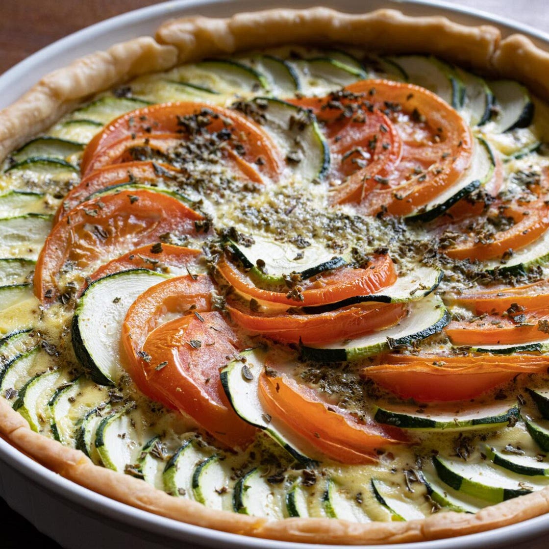 Zucchini Tomatoes Gratin