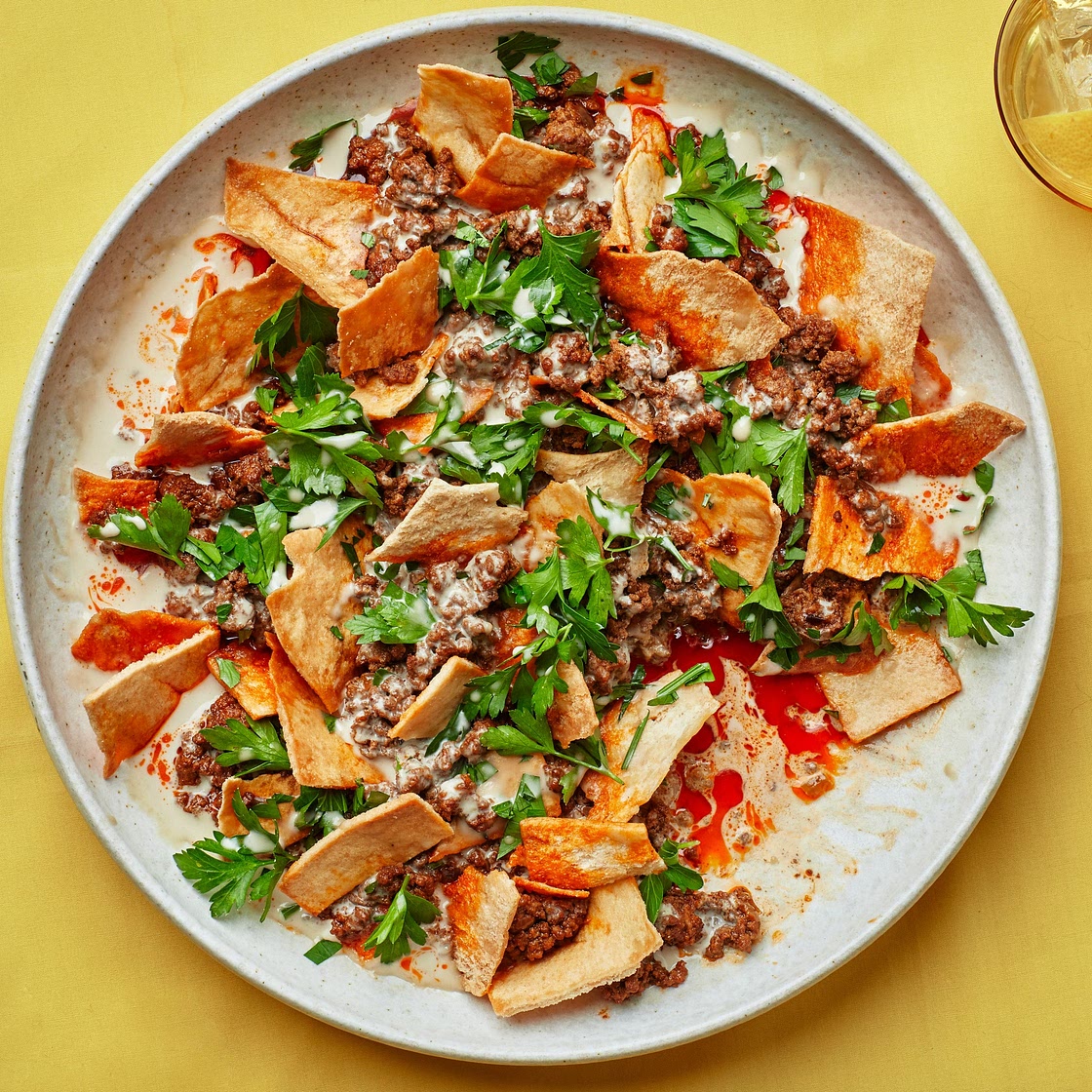 Creamy Tahini and Harissa Beef