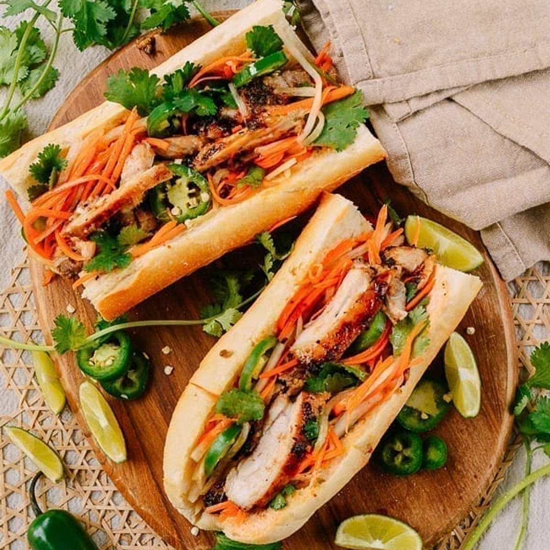 Lemongrass Chicken Banh Mi
