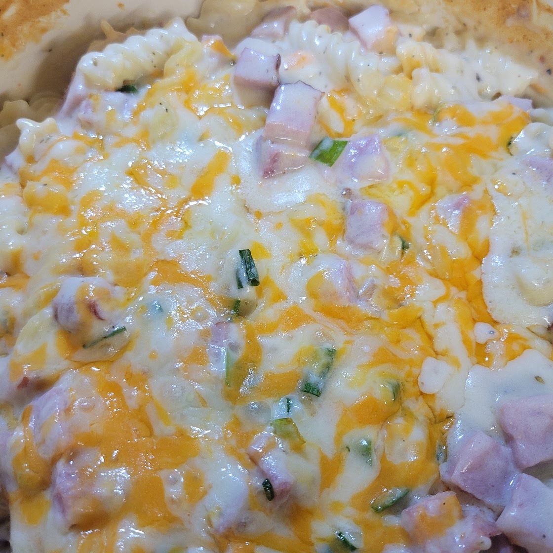 Ham and Cheese Pasta Bake