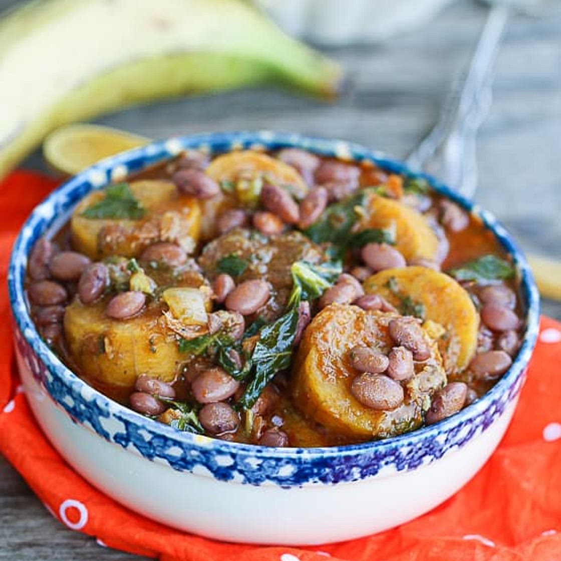 Plantains and Beans