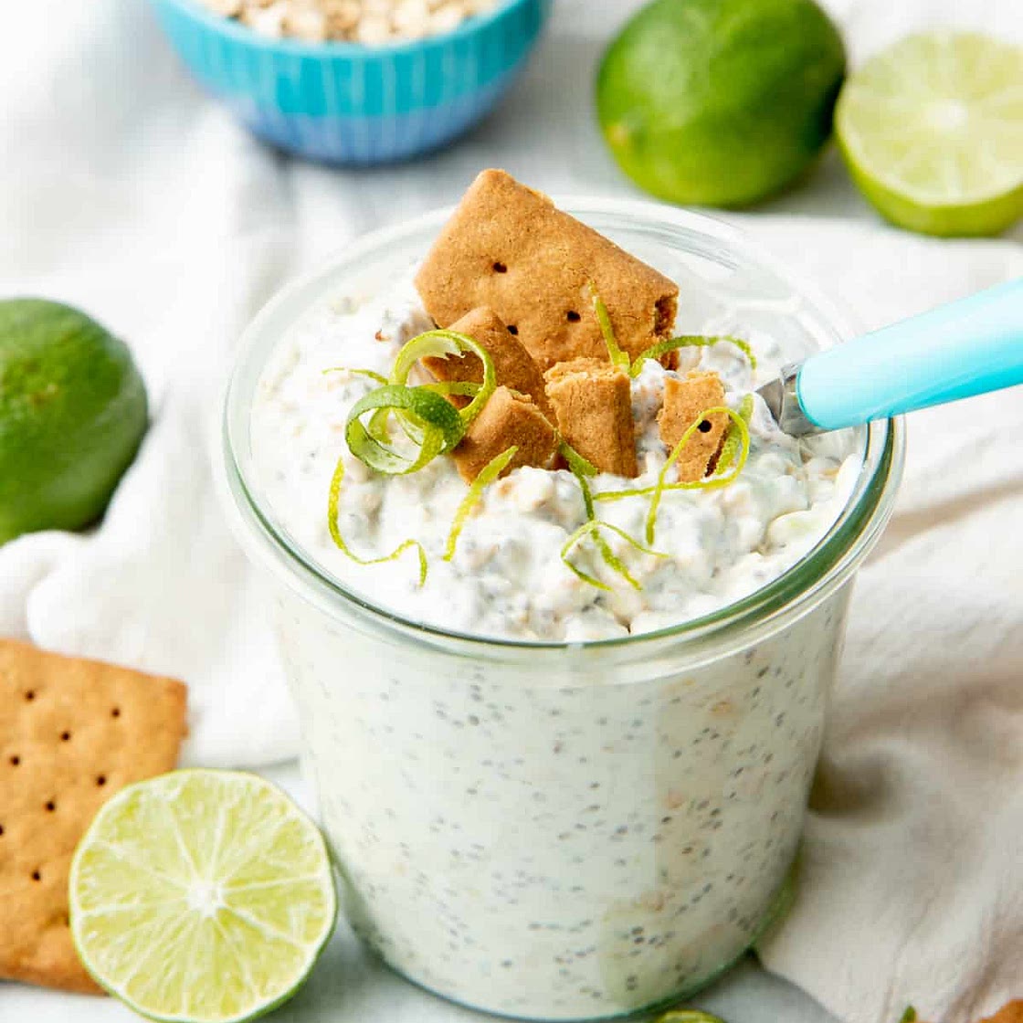 Key Lime Pie Overnight Oats