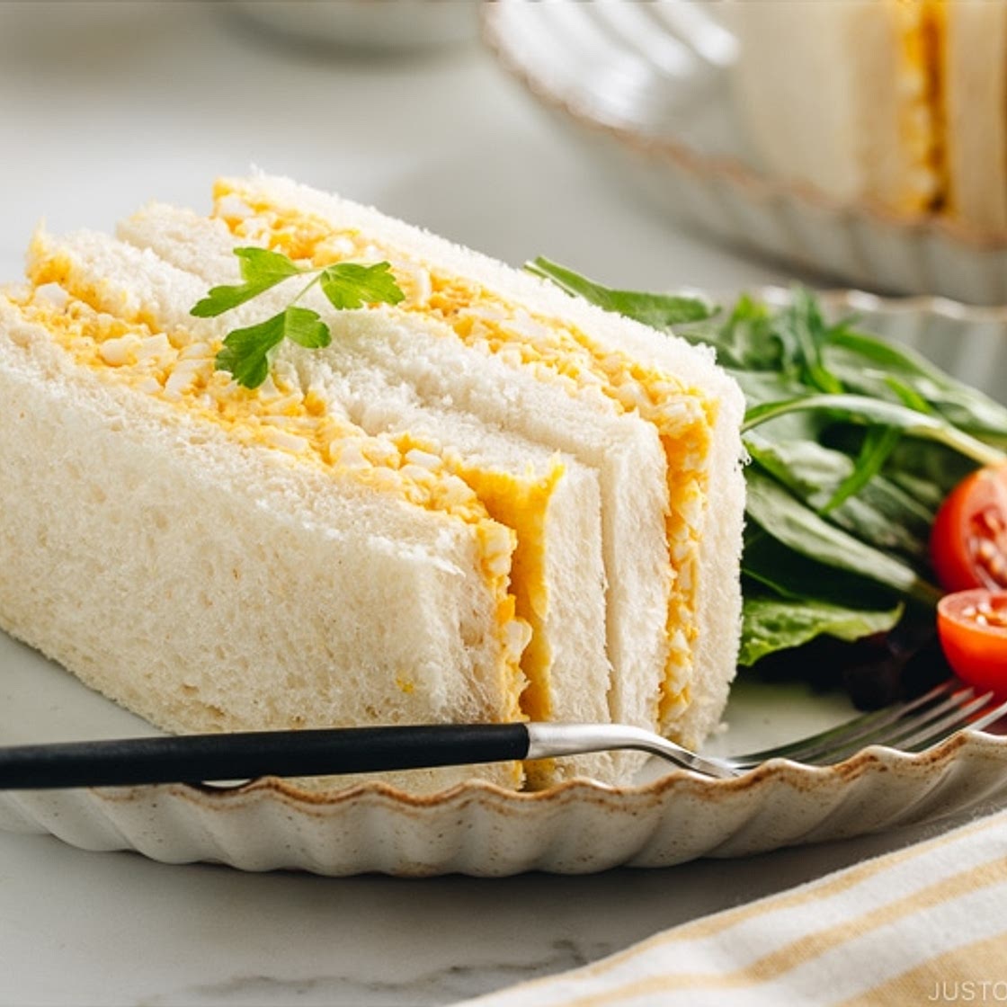 Japanese Egg Sandwich (Tamago Sando)