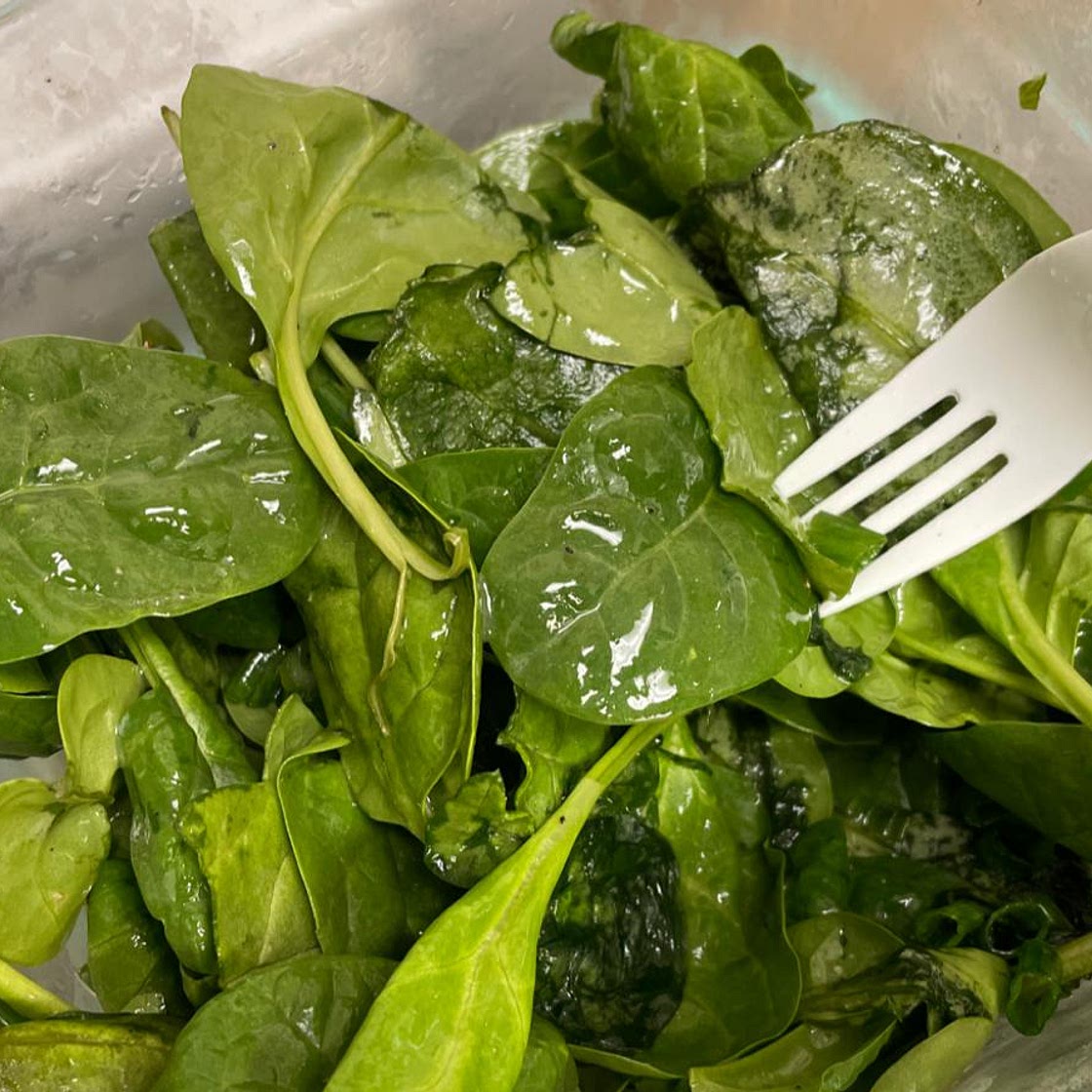 Simple Spinach Salad