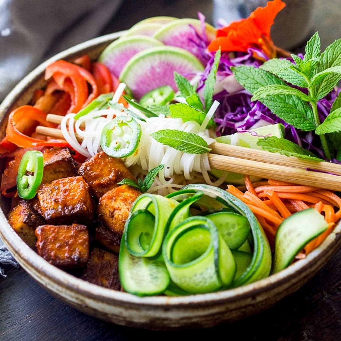 Banh Mi Noodle Bowl (aka Bun Chay)