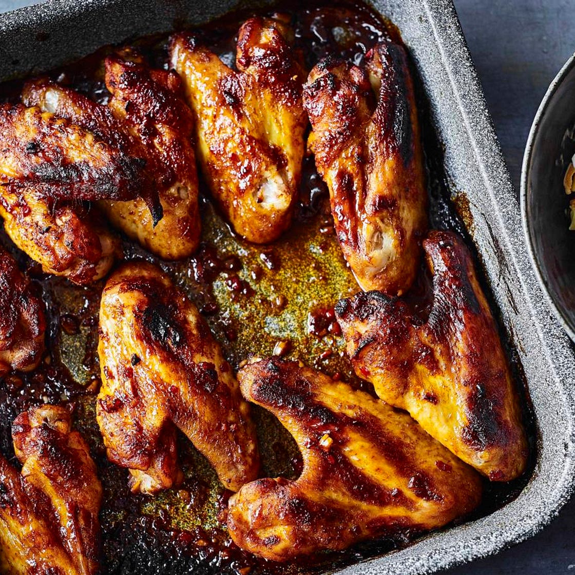 Smoky Texan chicken wings