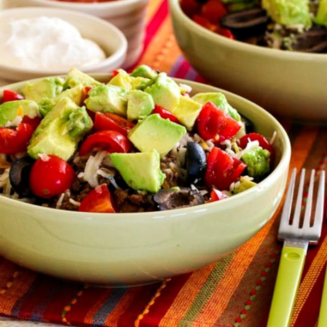 Spaghetti Squash Taco Bowls