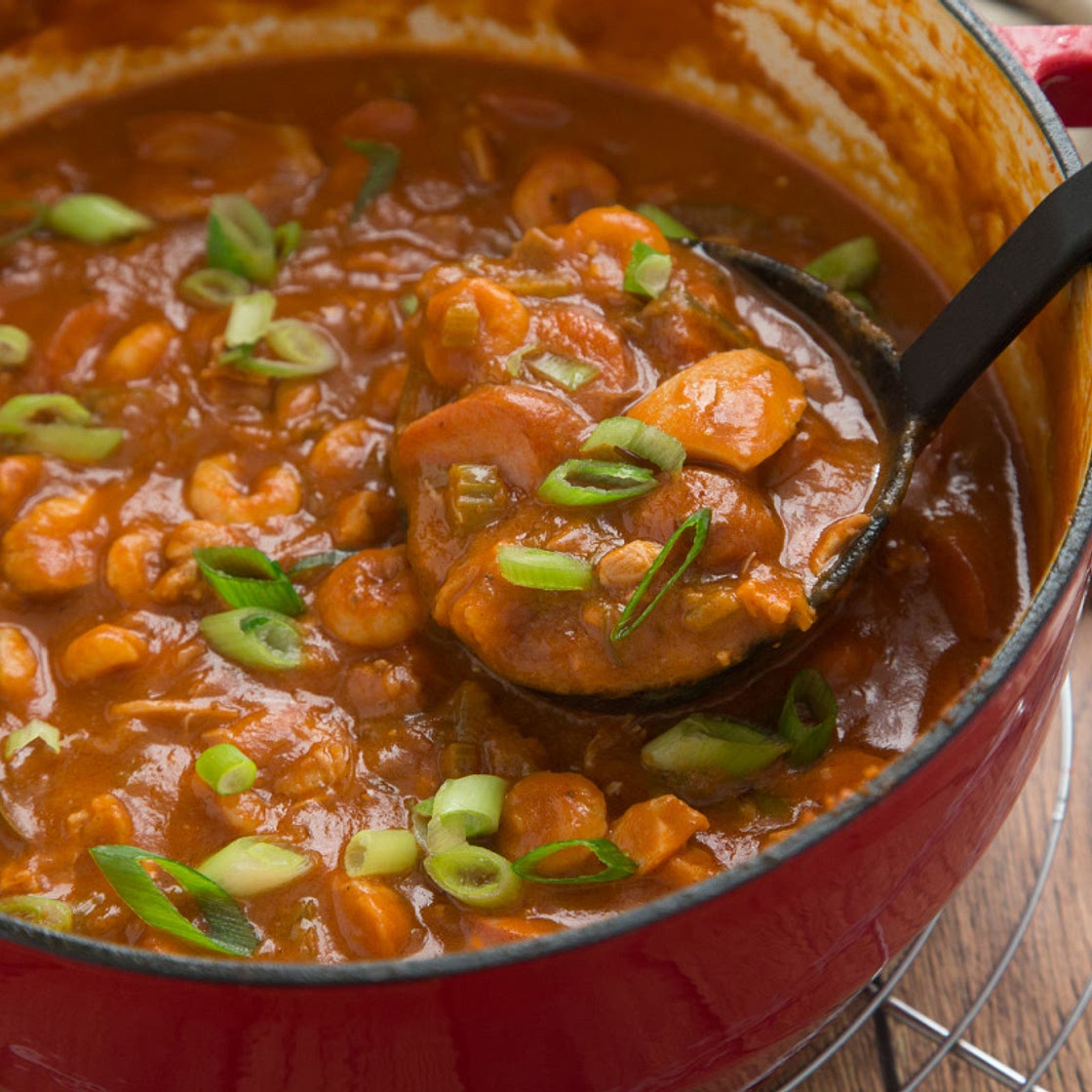 Chicken, Shrimp, and Sausage Gumbo