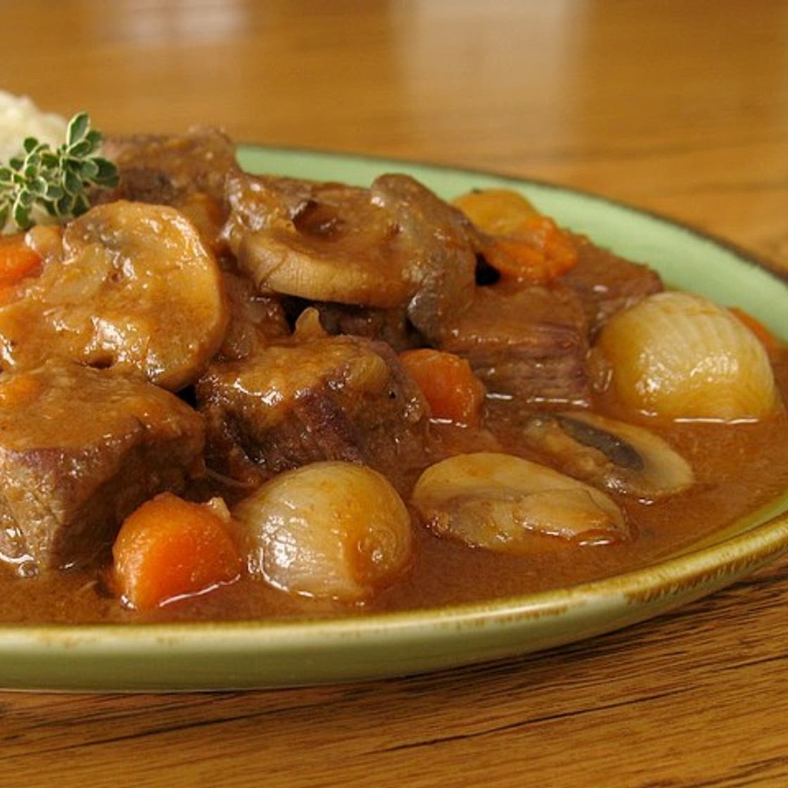 Crock Pot Beef Bourguignon