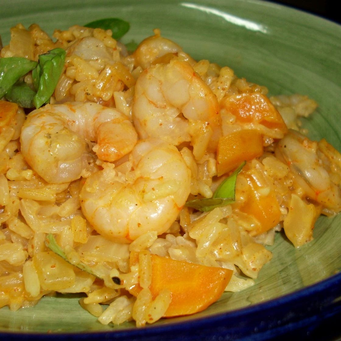Curried Rice With Shrimp