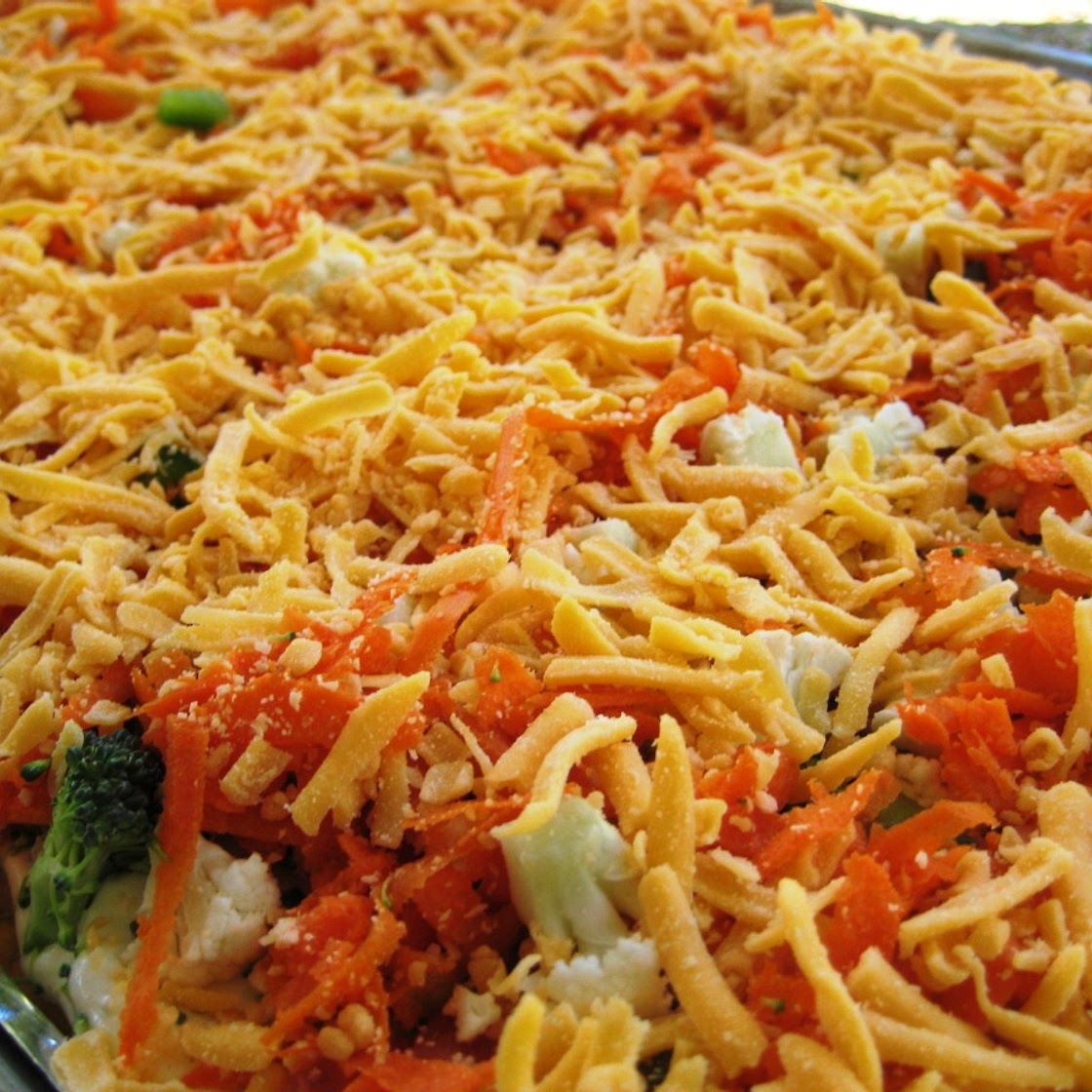 Fresh Vegetable Pizza