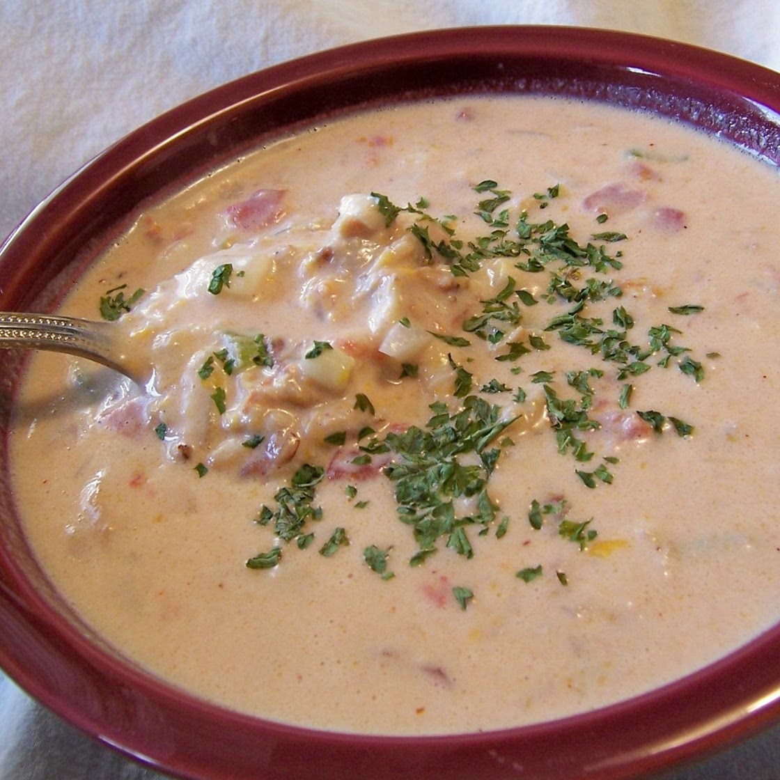 Cheesy Crab Soup
