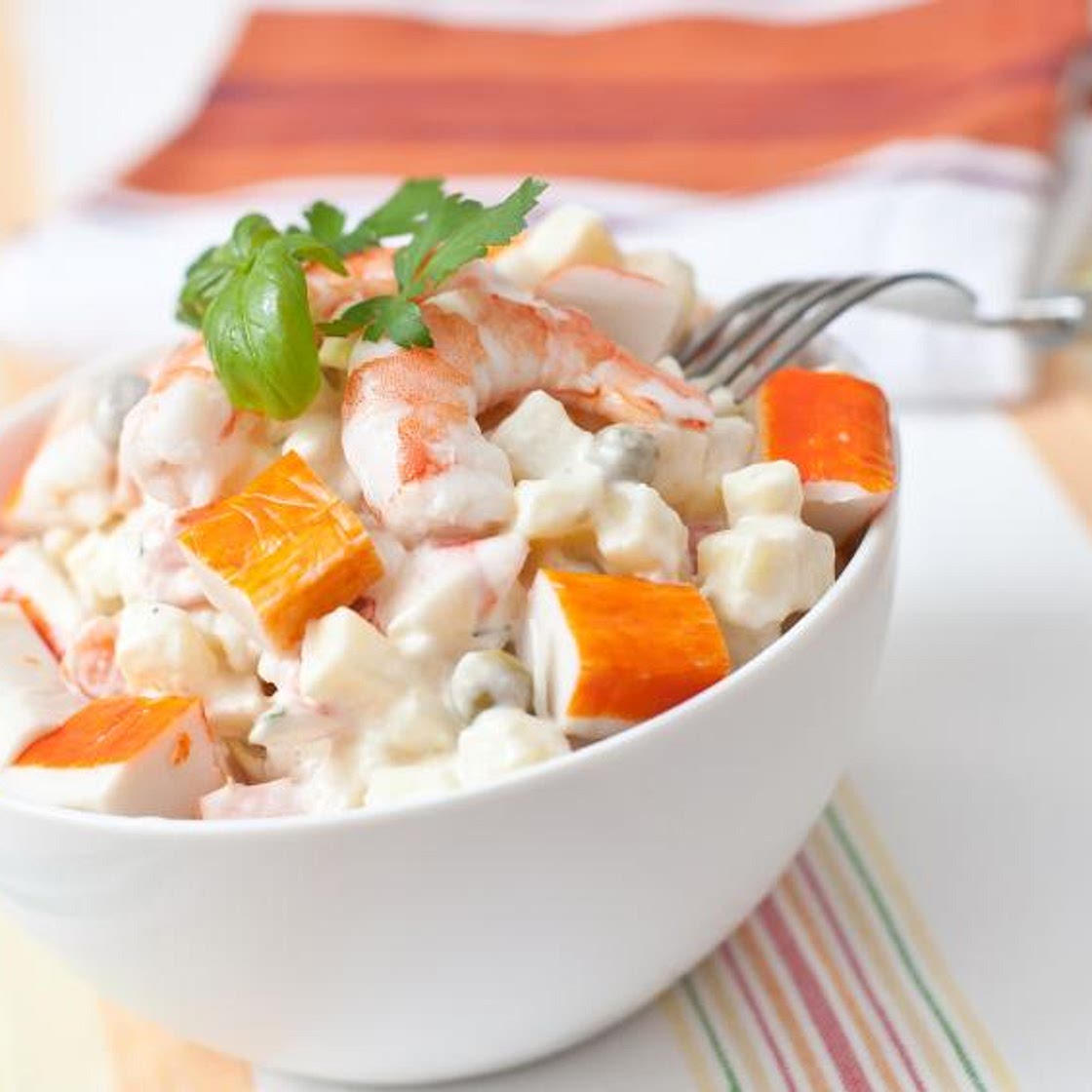 Receta de Ensalada de surimi