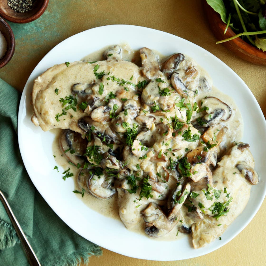 Julia Child Supremes De Volaille Aux Champignons (Chicken Breast