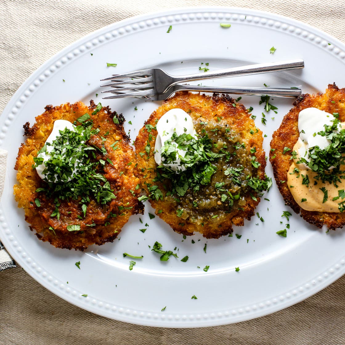 Sweet Corn Tamale Cakes the Cheesecake Factory