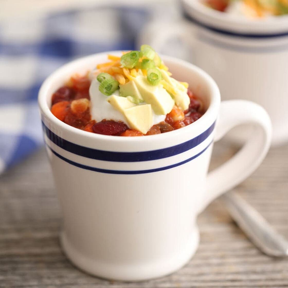 Microwave Mug Chili Recipe