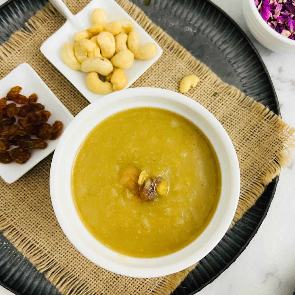 Chana Dal Payasam (Instant Pot)