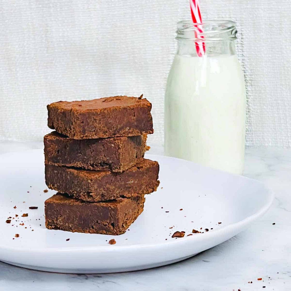 Eggless Brownies (BEST Dark Chocolate Brownies)