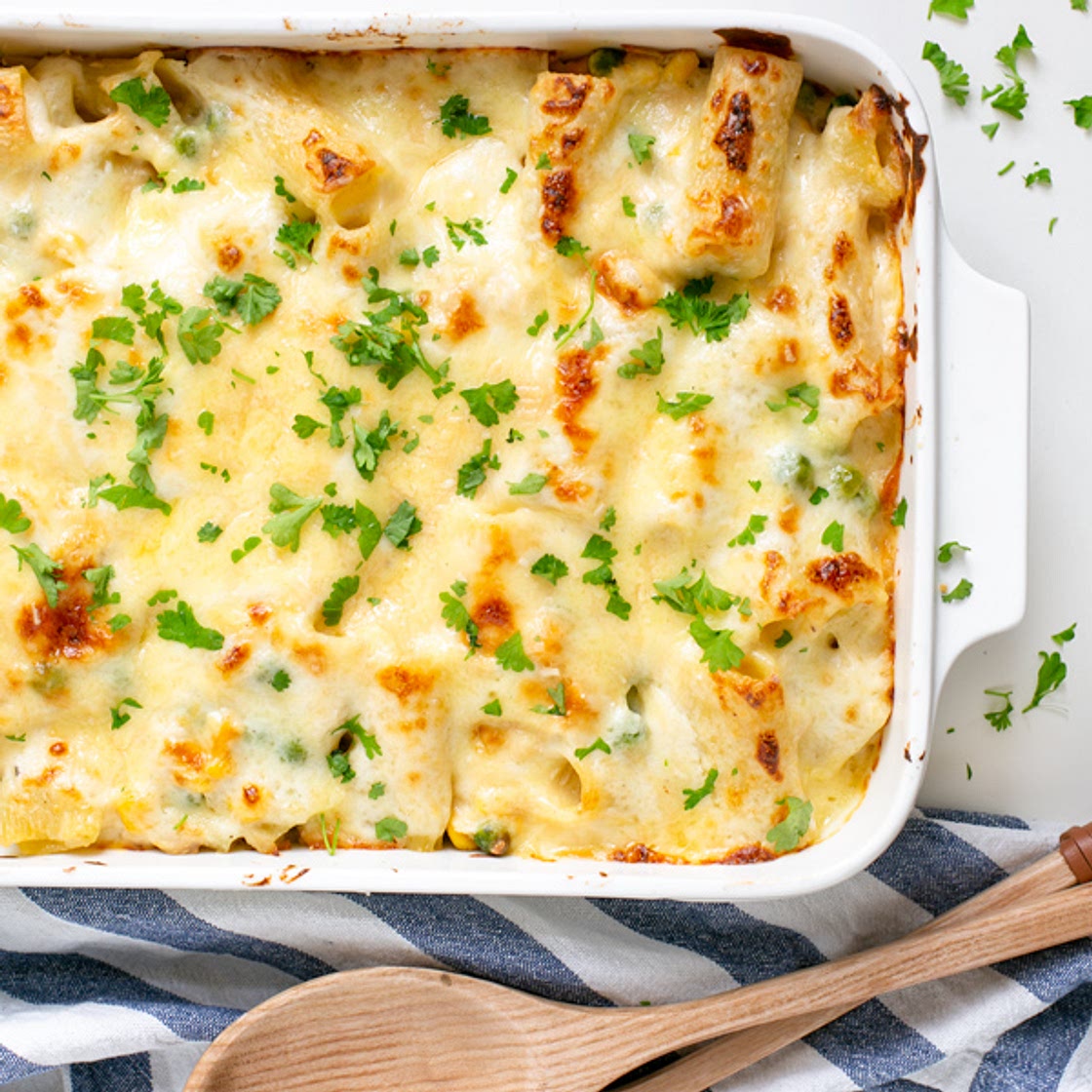 Creamy Tuna Pasta Bake