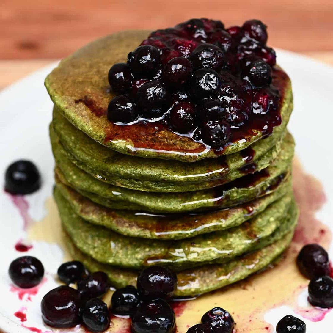 Healthy Oatmeal Spinach Pancakes (GF)