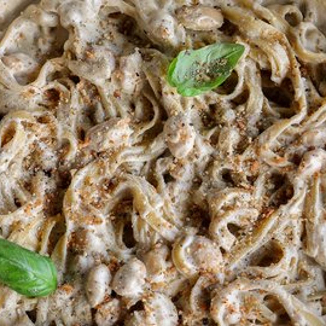Creamy Alfredo-Style High Protein Pasta