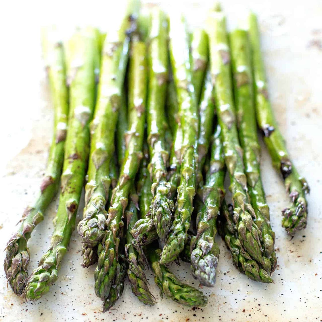 Roasted Asparagus with Balsamic Browned Butter