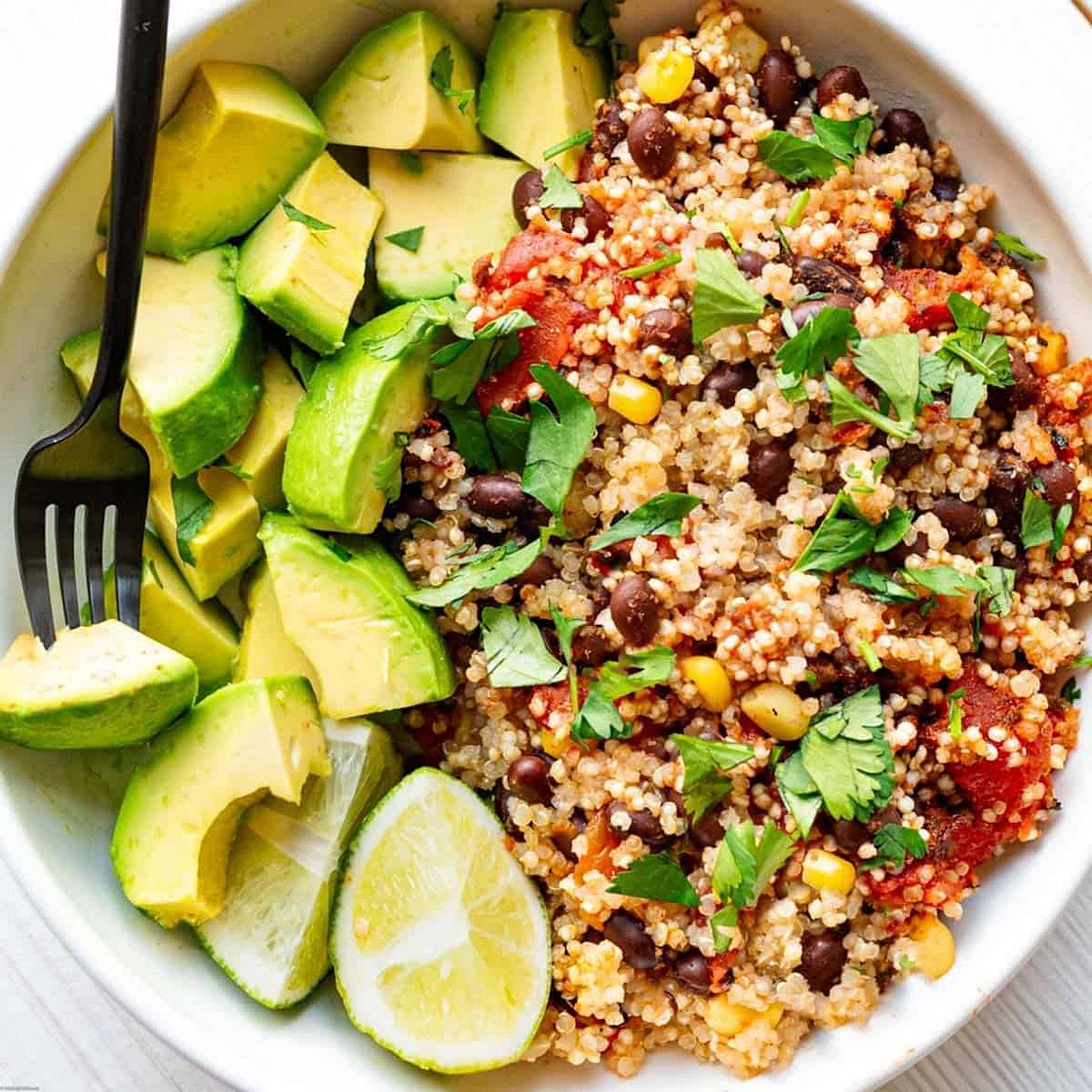 Vegan Mexican Quinoa Bake