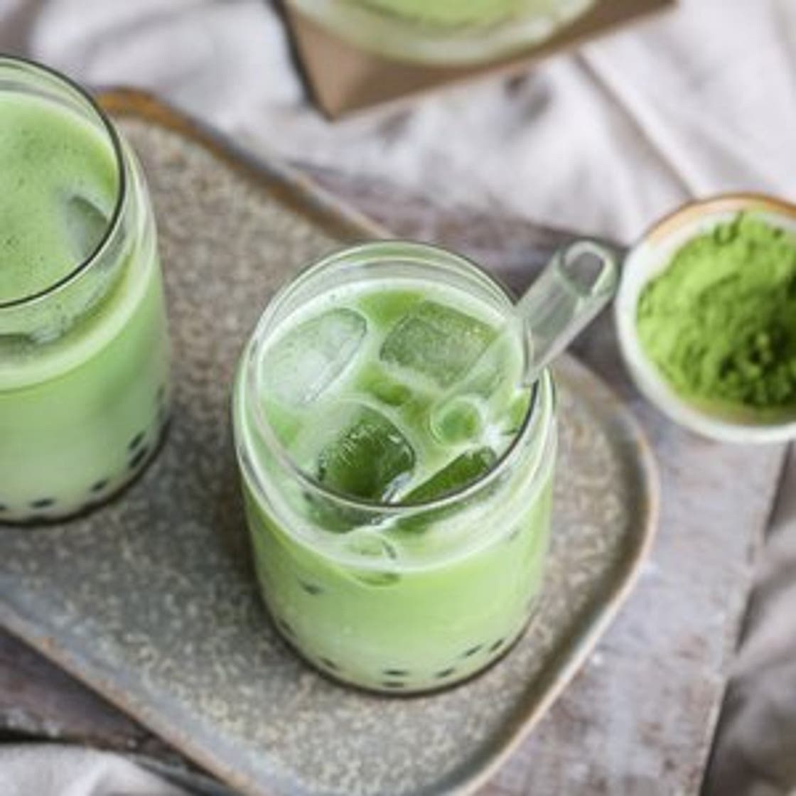 Brown Sugar Matcha Bubble Tea