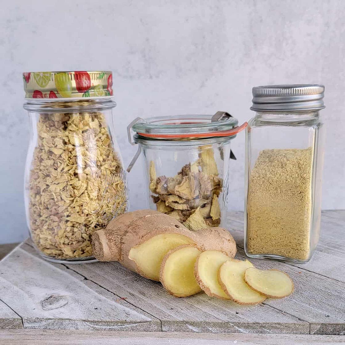 Dehydrate Ginger & Make Ginger Powder