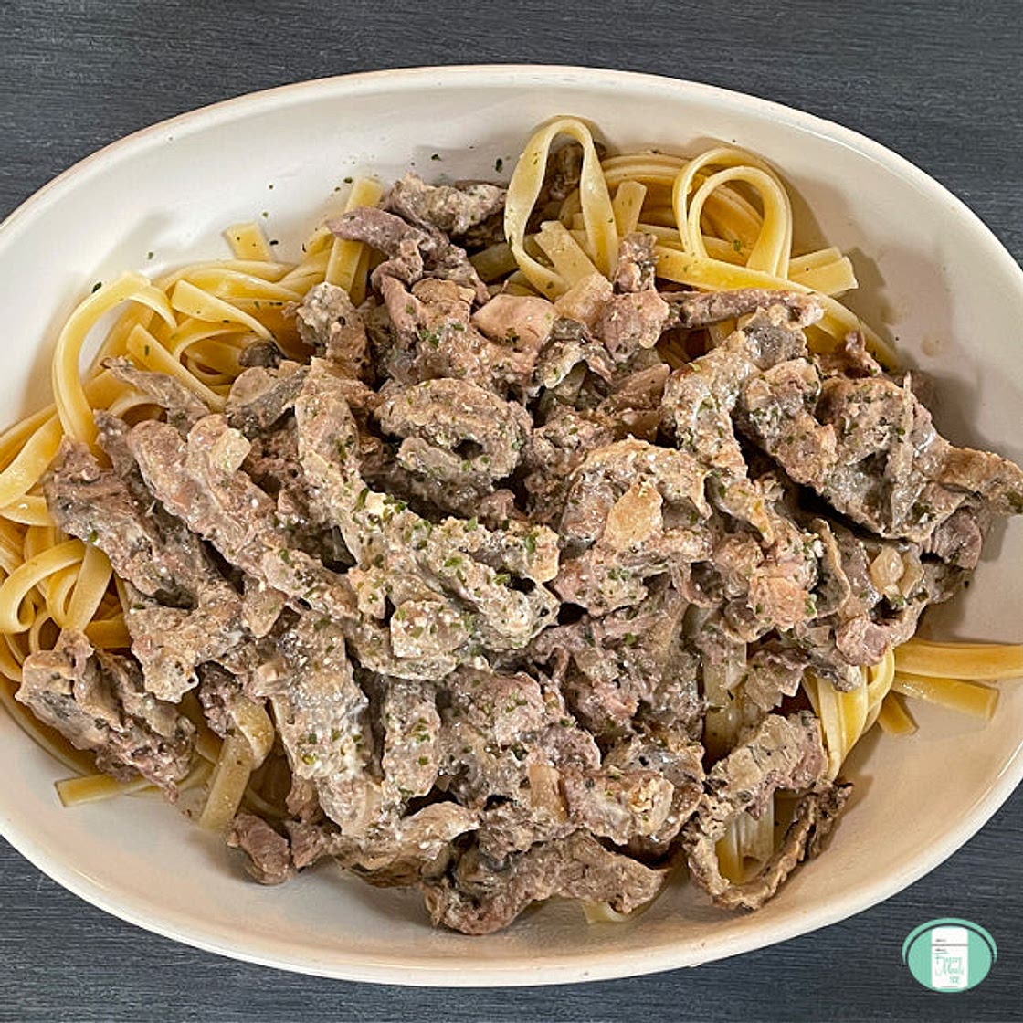 Slow Cooker Beef Stroganoff