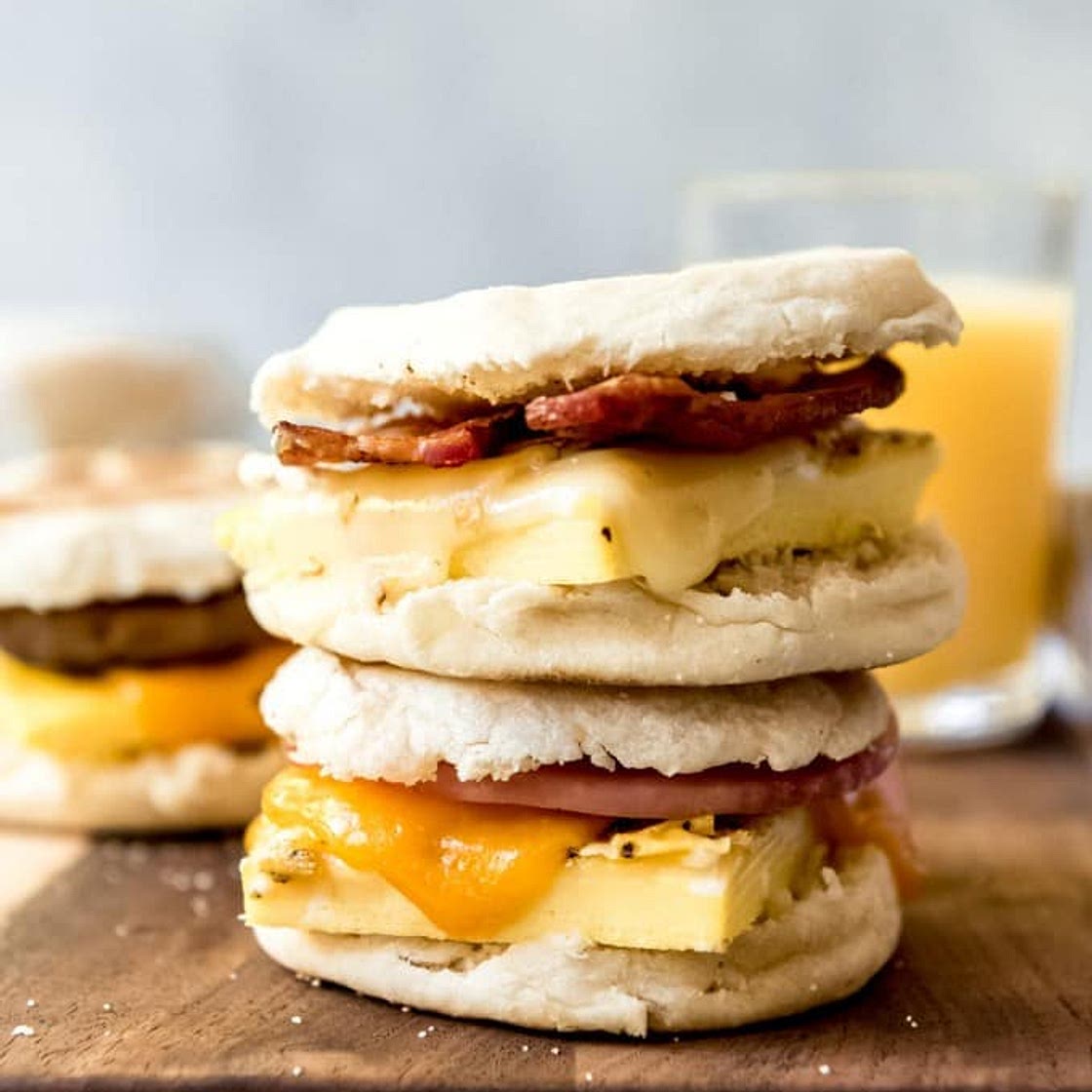 Make Ahead Breakfast Sandwiches