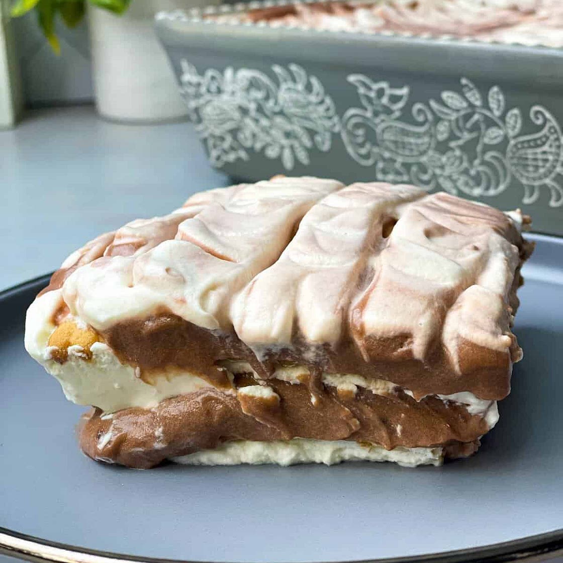 No Bake Graham Cracker Coffee Cake