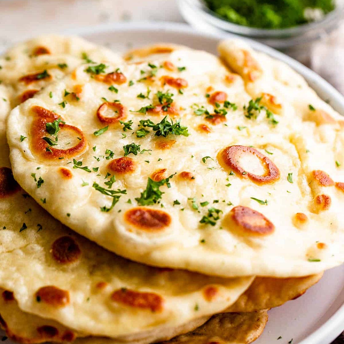 Two Ingredient Naan Bread
