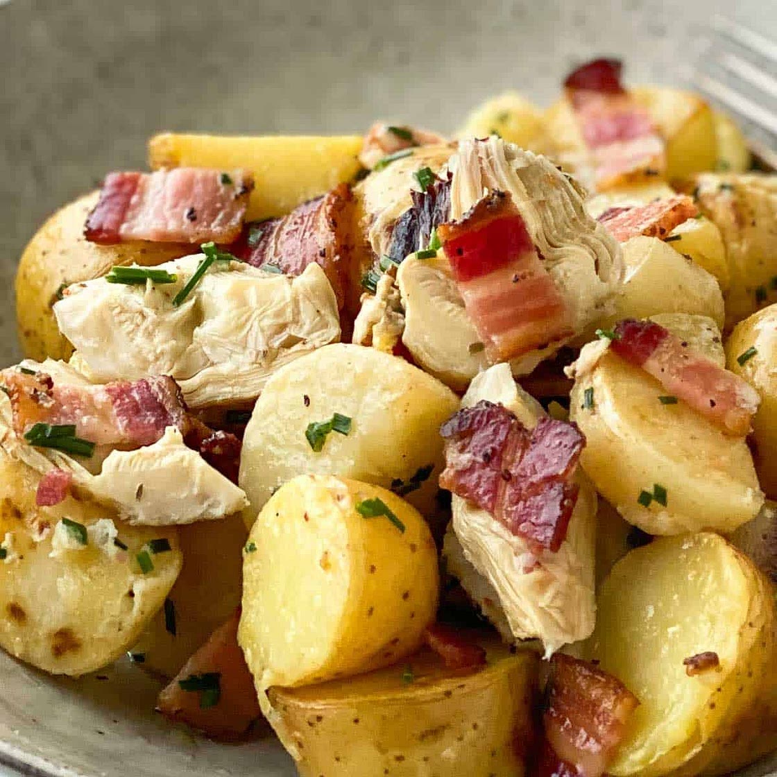 Potato Salad with Crème Fraîche [No Mayo, Gluten Free]