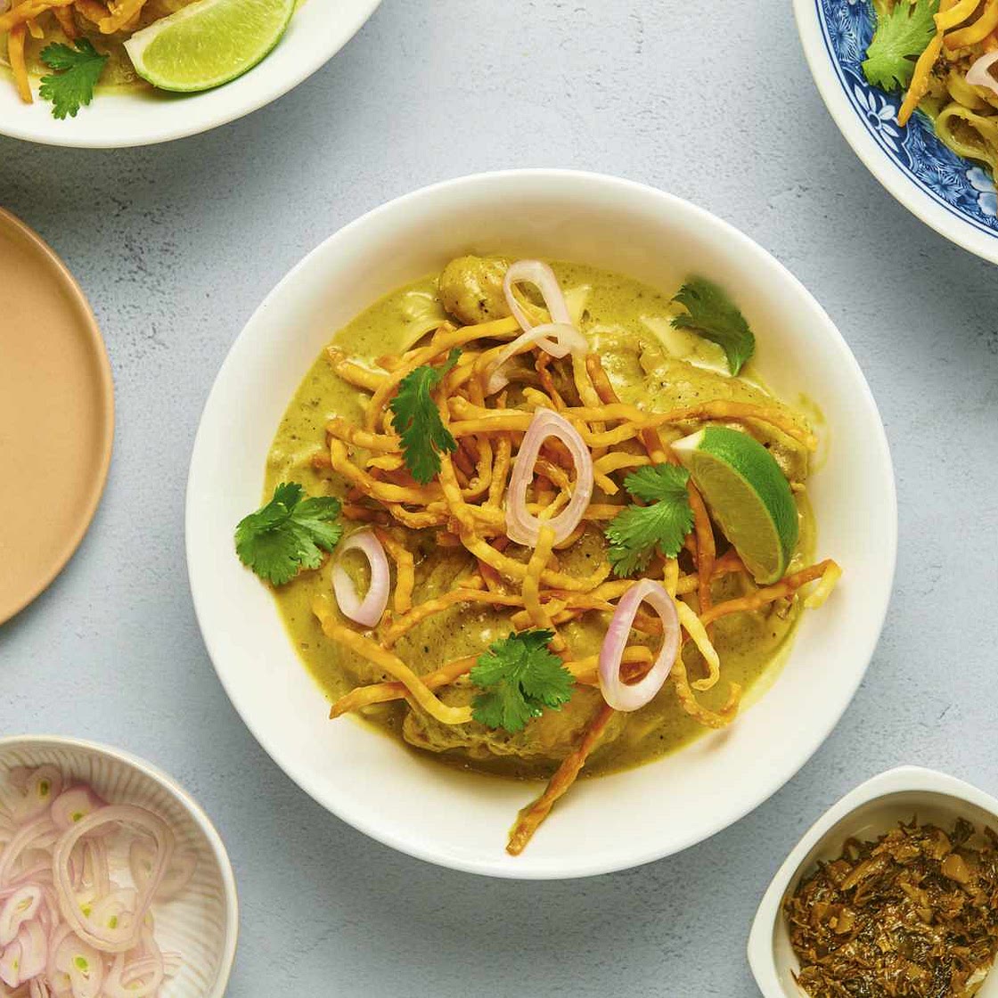 Real-Deal Khao Soi Gai (Northern Thai Coconut Curry Noodle Soup With Chicken) Recipe