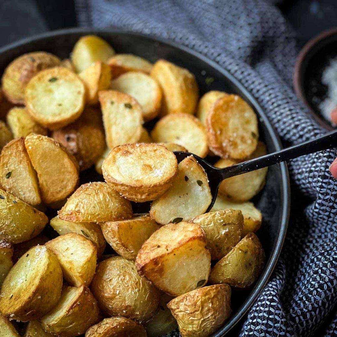 Air Fryer Potatoes with Truffle Salt