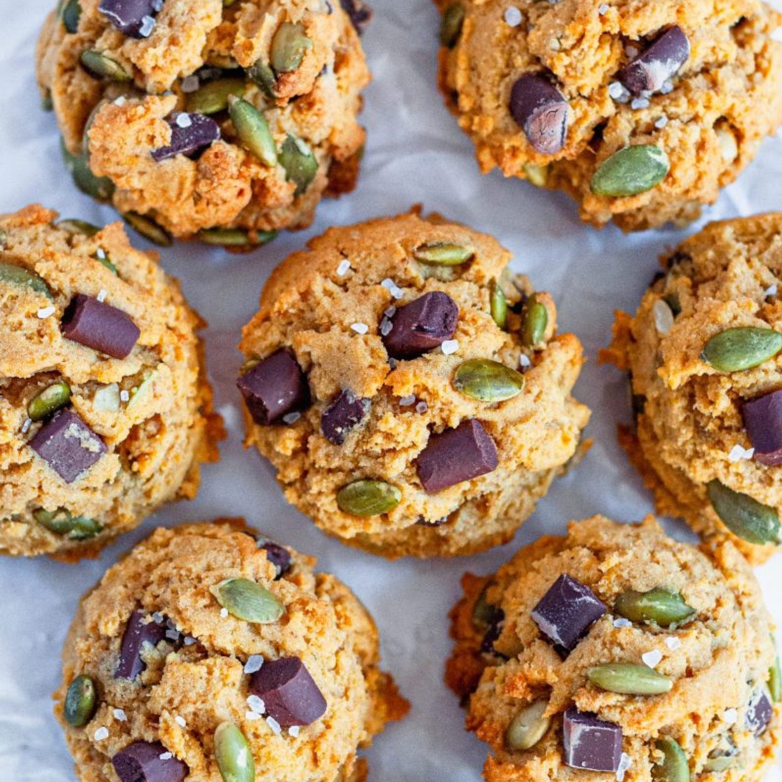 Gluten-Free Pumpkin Chocolate Chip Cookies (Vegan)