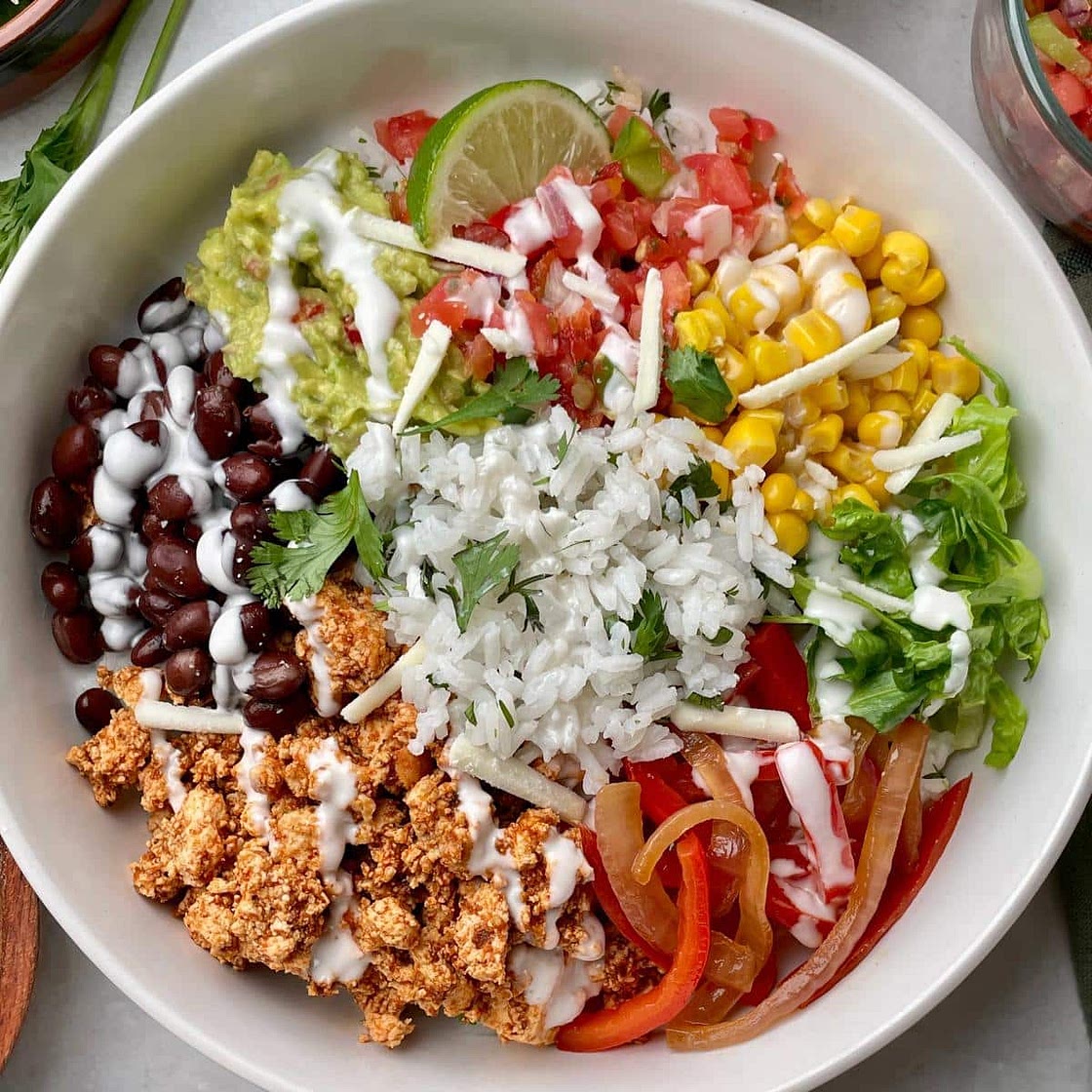 Tofu Burrito Bowl