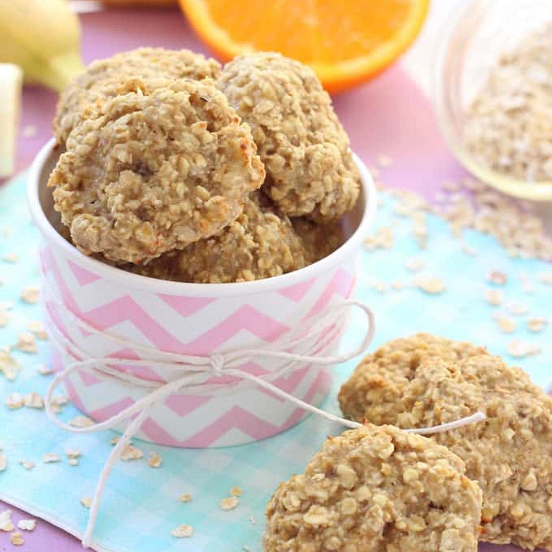 Banana & Orange Oat Toddler Bites