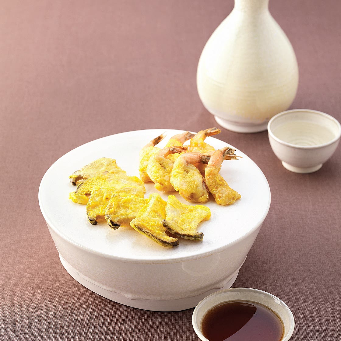 새우전, 버섯전