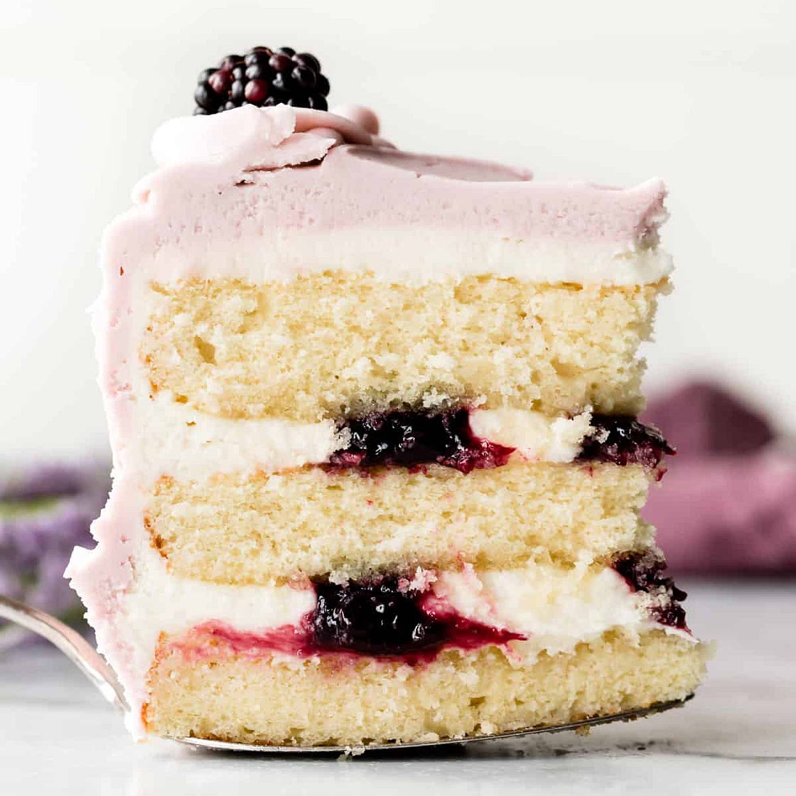 Blackberry Lavender Cake