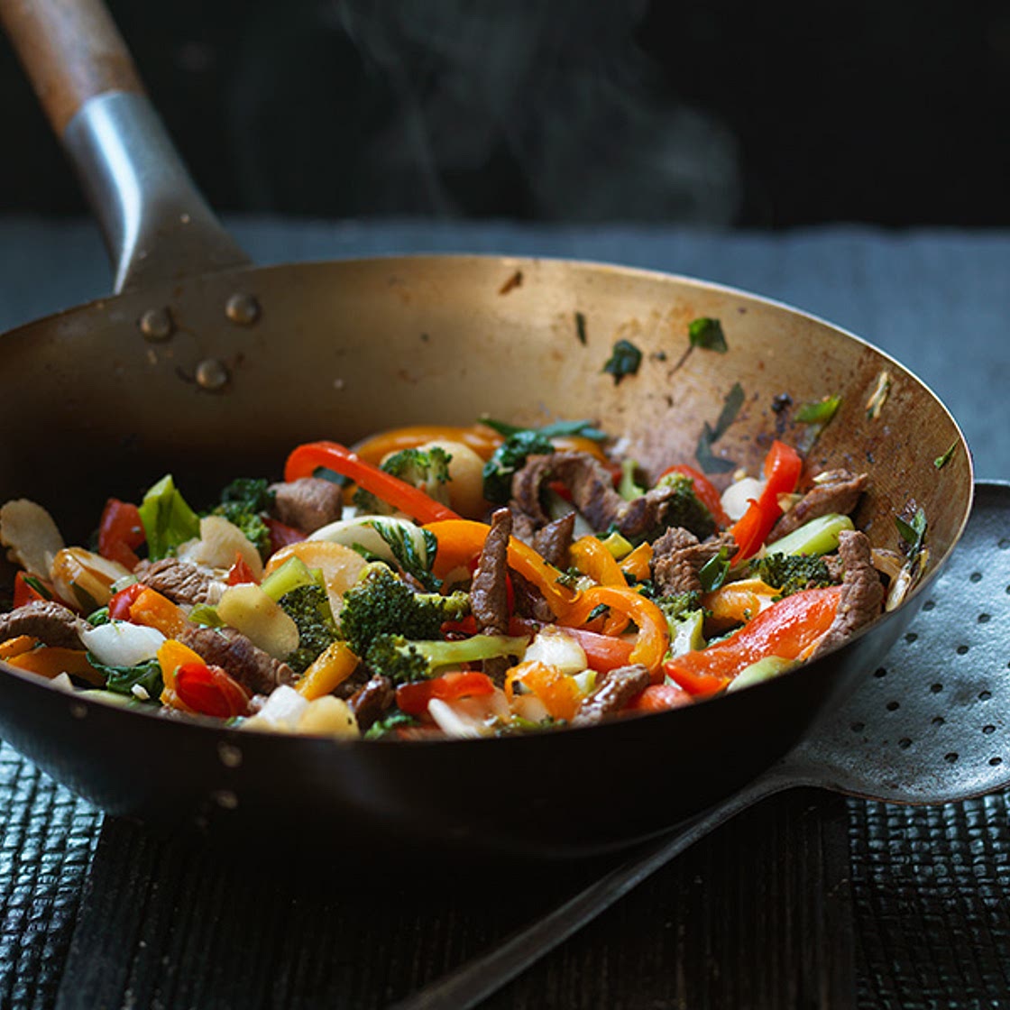 Oriental beef stir-fry