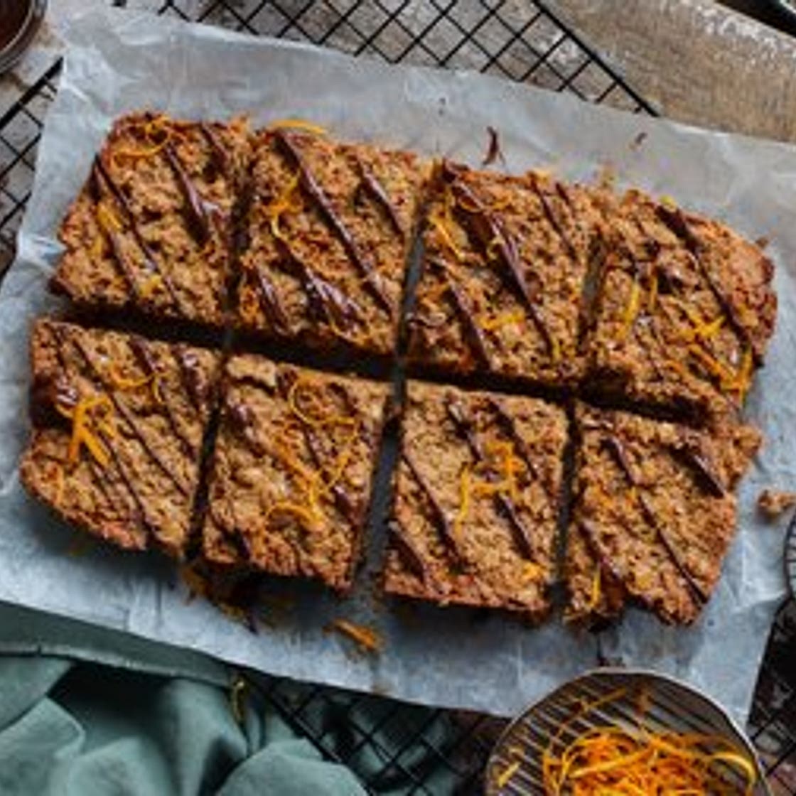 Orange High-Energy Oat Bars