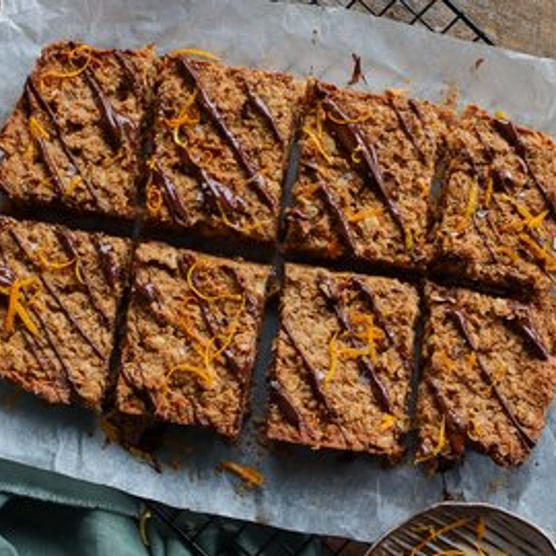 Orange High-Energy Oat Bars