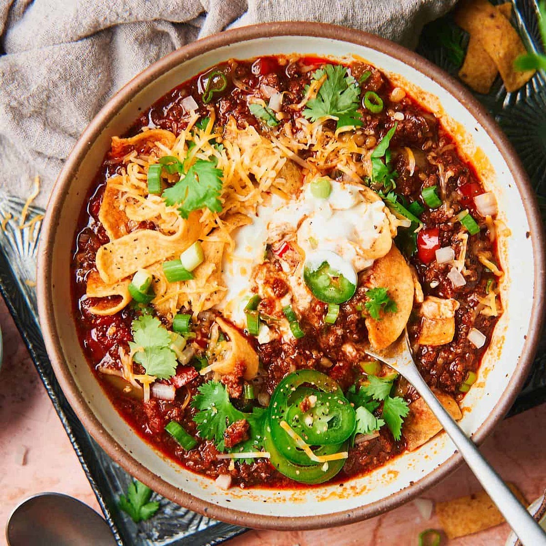 Beanless Chili Recipe