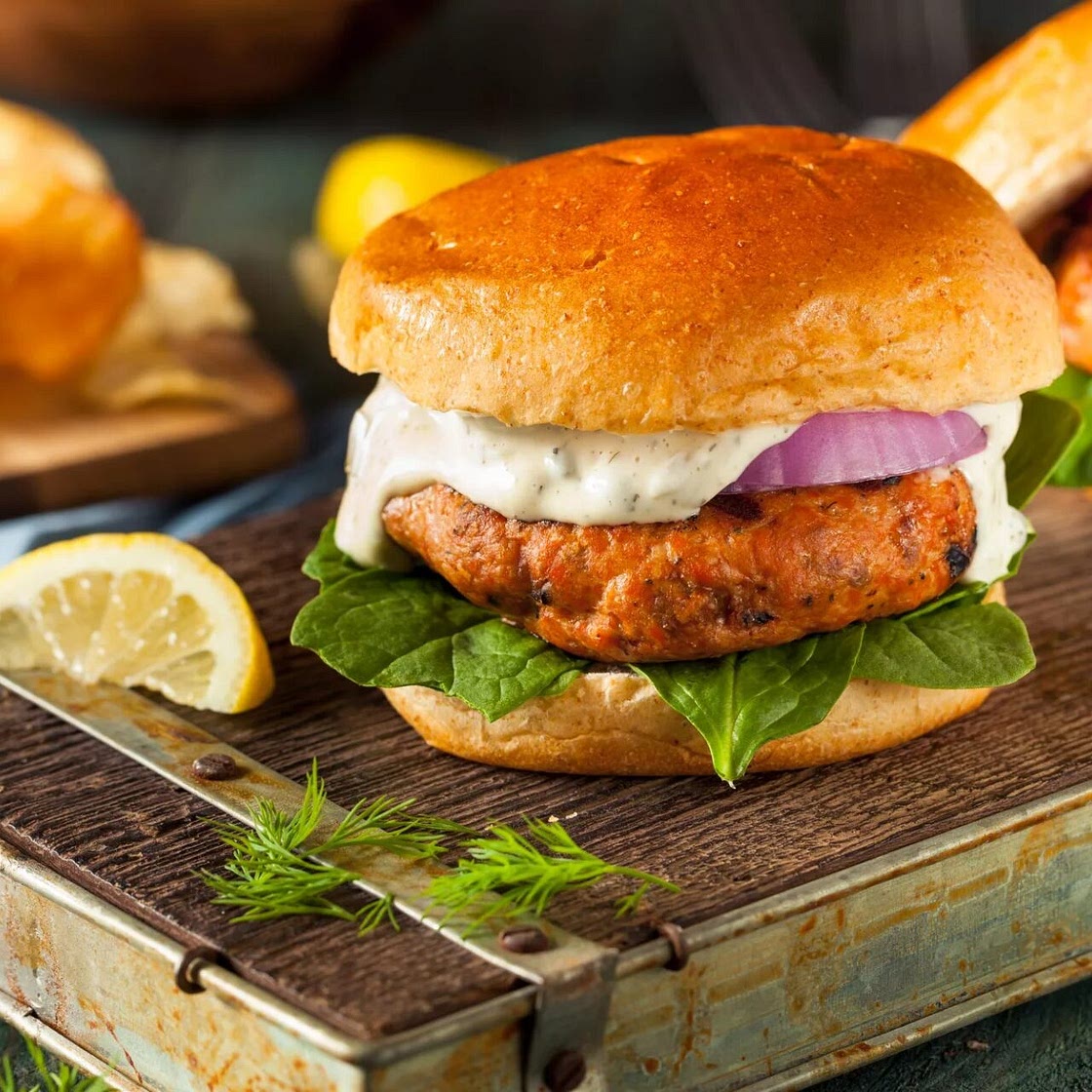 Easy Salmon Burger